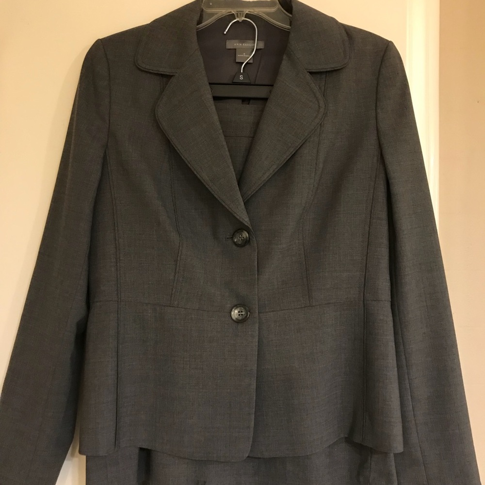 Gray suit